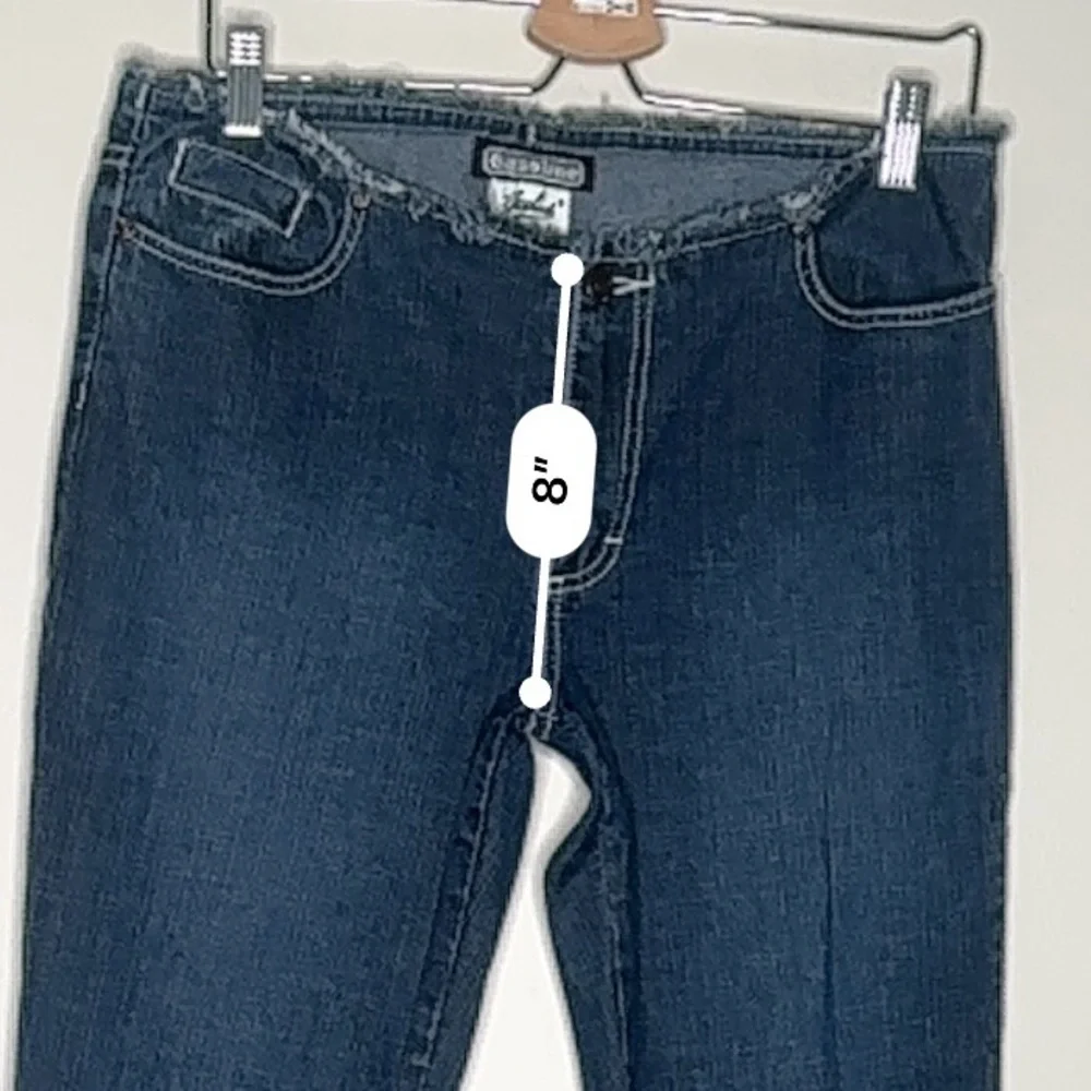 Vintage Y2K Gasoline Flare Jeans Dark Wash Size 13 - Picture 9 of 13